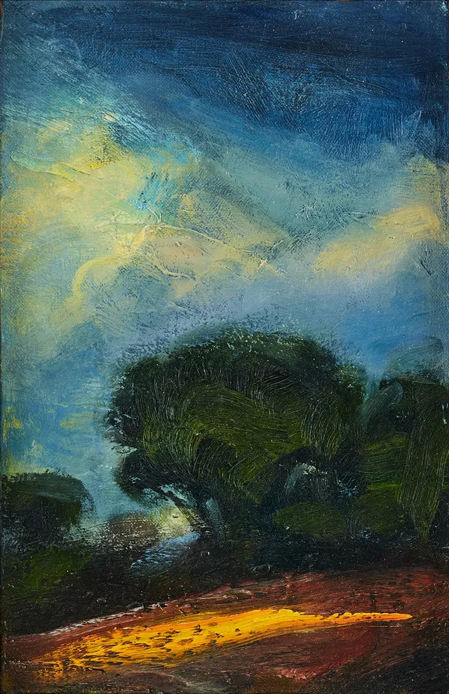 PETER FRIE (FÖDD 1947). "Yamupainting no 42".