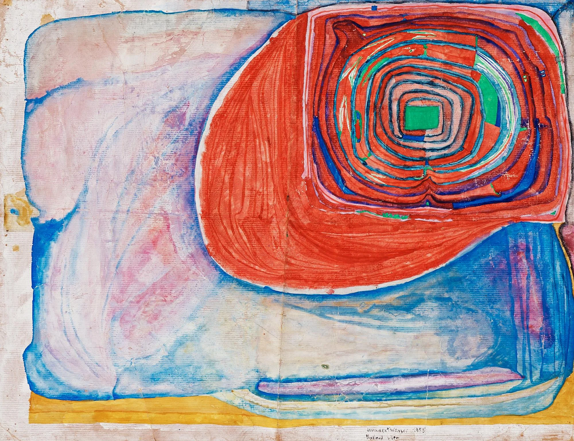 Friedensreich Hundertwasser, "Sonnentropfen". — Bukowskis