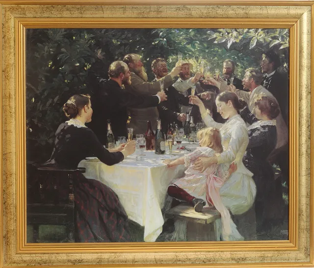PEDER SEVERIN KRÖYER. Efter, tryck, "Hip Hip Hurra".