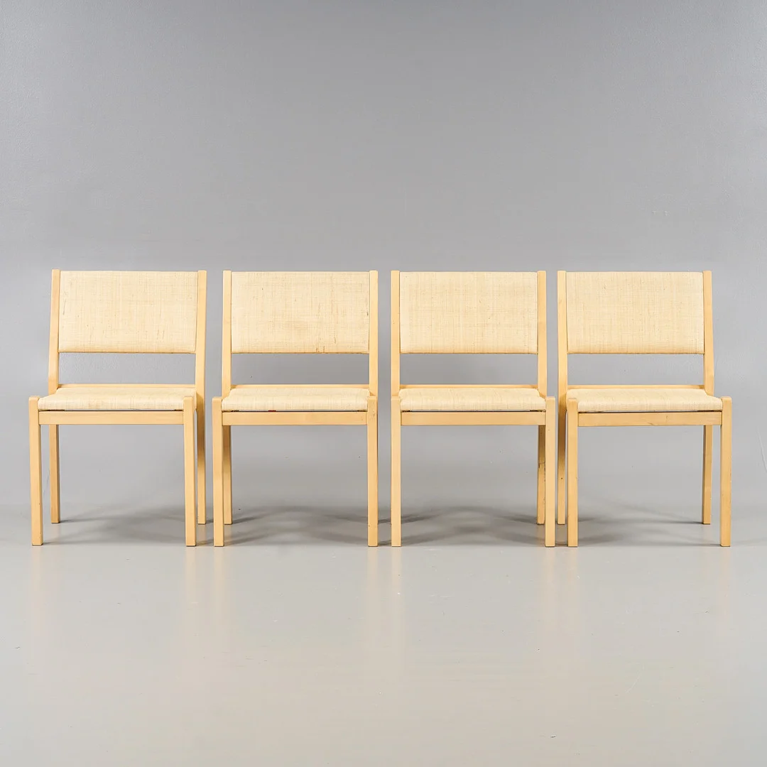 ALVAR AALTO. Stolar 4 st, Modell "611" Artek, Finland, 1900-talets andra hälft. — Armchairs & Chairs — Karlstad Hammarö Auktionsverk
