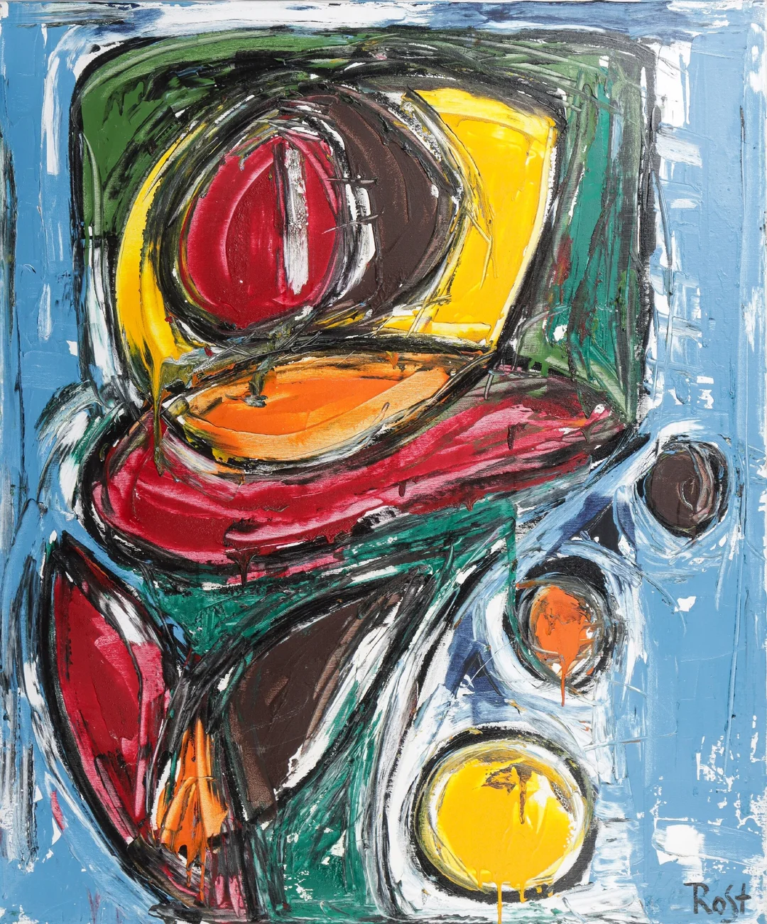 Jens Rost. 'The Sea Mask' 2004 — Paintings and sculptures/Modern pictorial arts — Lauritz