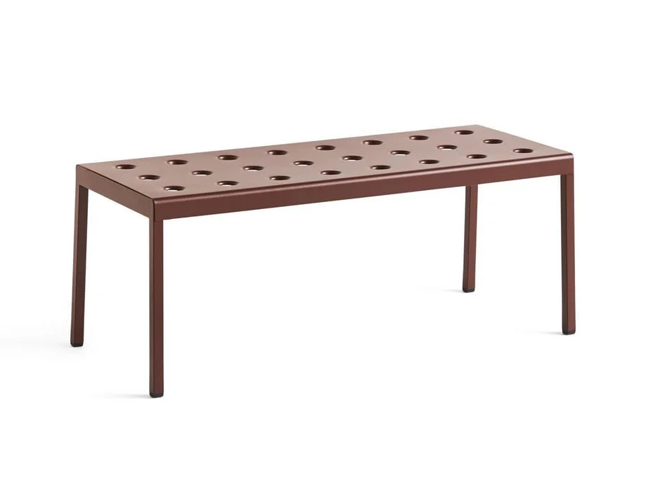 Ronan and Erwan Bouroullec for HAY. Outdoor lounge table, Iron Red, model Balcony. — Home and garden/Garden — Lauritz