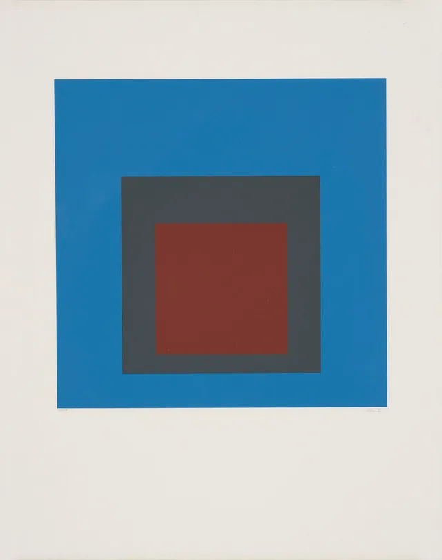Josef Albers, "Hommage au Carre".