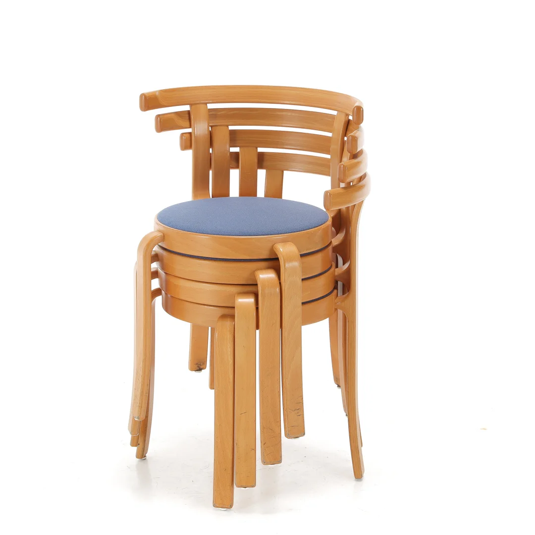 Rud Thygesen and Johnny Sørensen. Four armchairs, model 8003 (4) — Furniture/Chairs — Lauritz