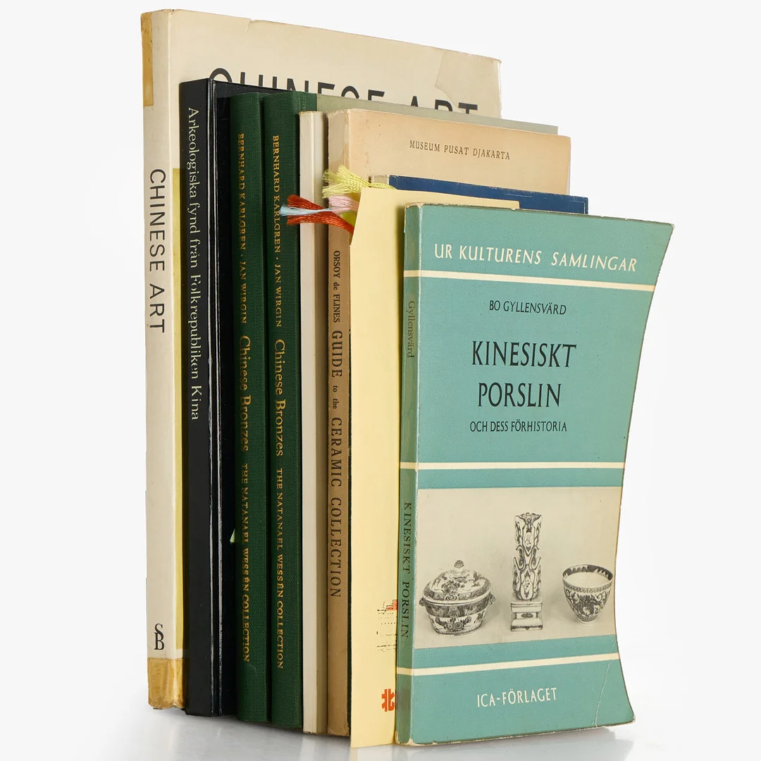 PARTI BÖCKER KINA/ASIEN (8), konst och konsthantverk. — Books — Crafoord Auktioner Stockholm