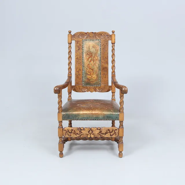 KARMSTOL, barockstil, 1900-tal.