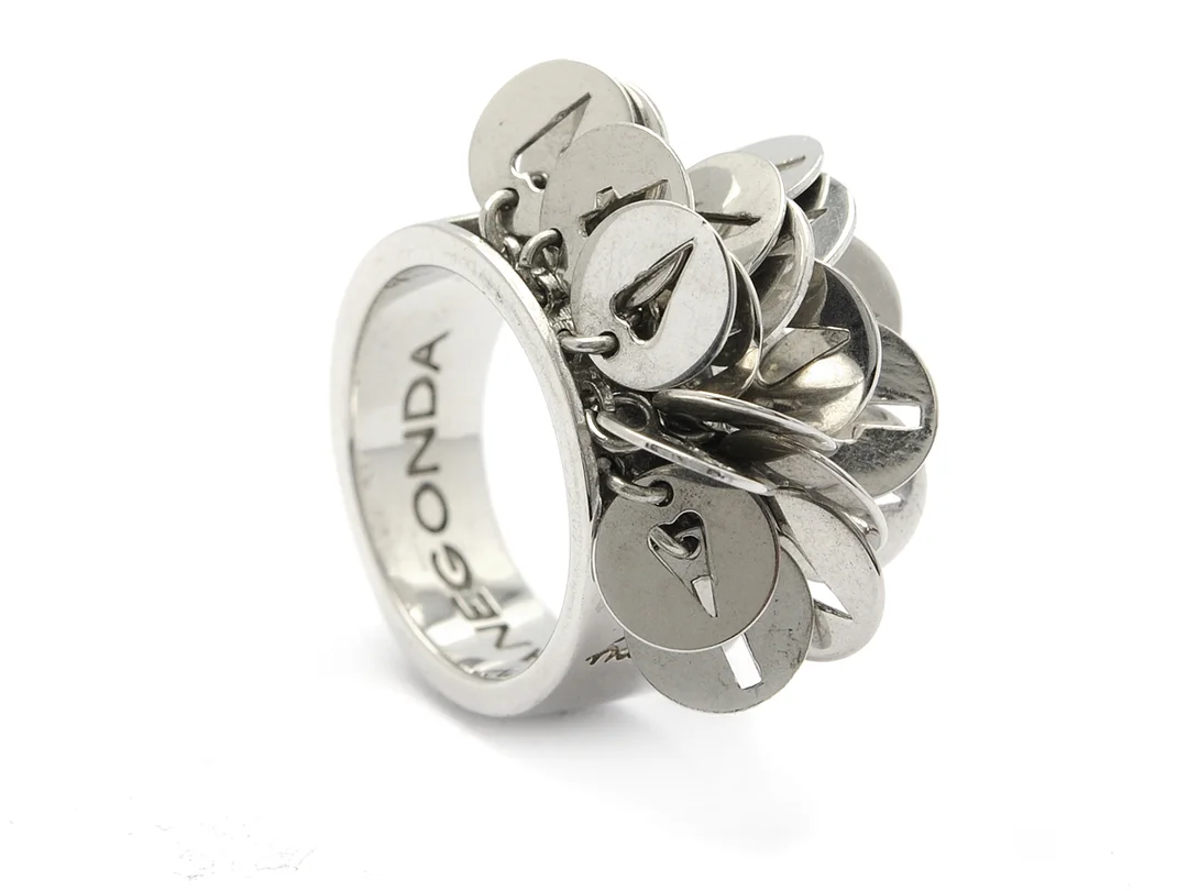 RING, sterlingsilver, Pianegonda, Italien, stl 17,75 mm, vikt 14,5 g. — Smycken/Ring — Kaplans