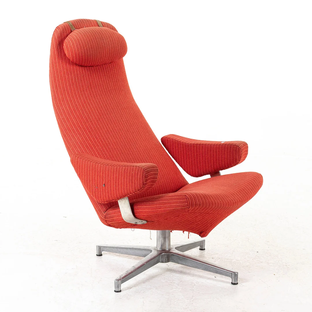 ALF SVENSSON. Snurrfåtölj, "Contourette Roto", Dux, 1970-tal. — Armchairs & Chairs — Handelslagret Auktionsservice