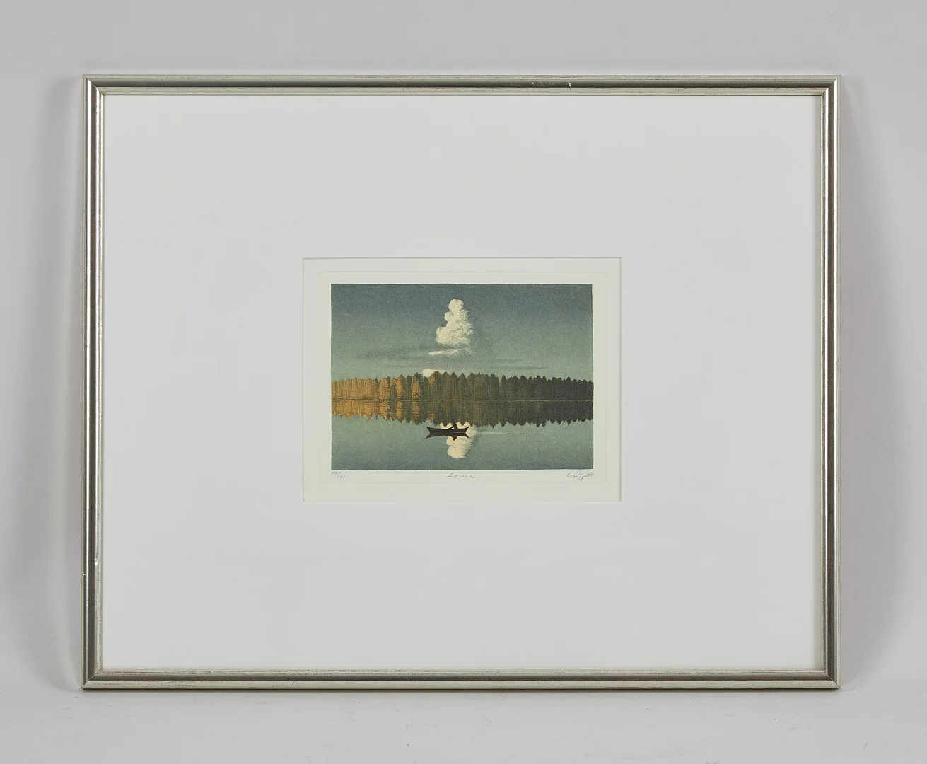 ESA RIIPPA. "Semester", signerad samt daterad -04, färgetsning, 27/75. — Engravings & Prints — Stockholms Auktionsverk Helsinki