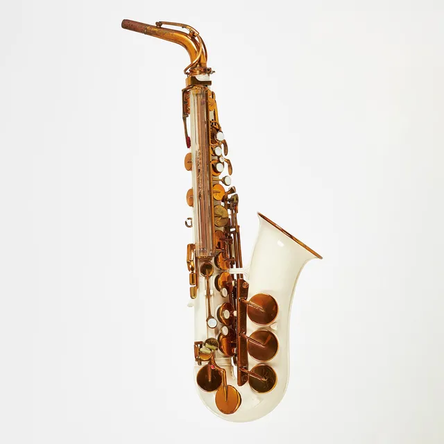 GRAFTON. Altsaxofon, "plastic", serienummer 10480, ca 1952-56.