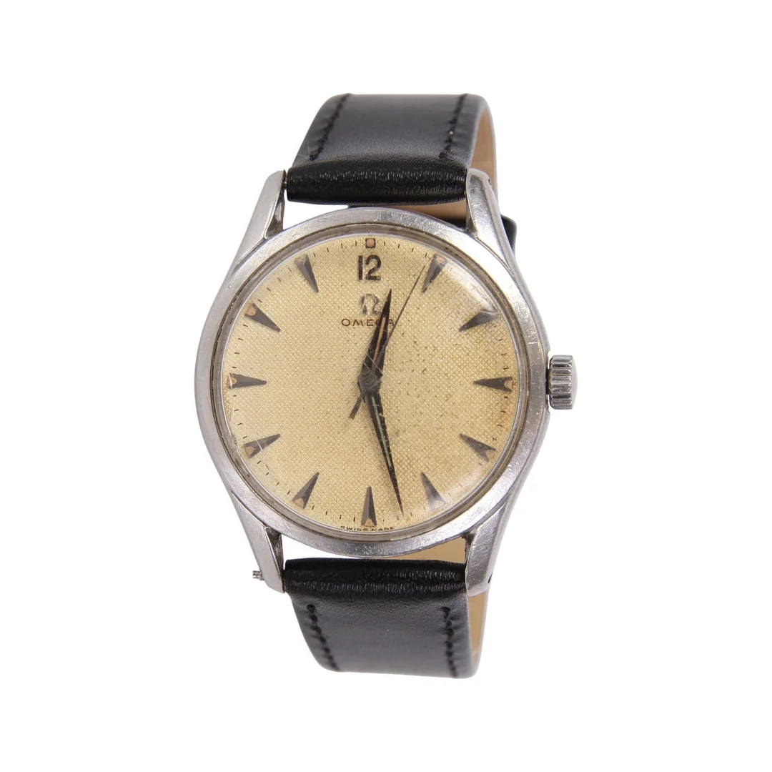 OMEGA. Herreur af stål med manuelt optræk, 1960'erne. — Wristwatches — Bidstrup Auktioner