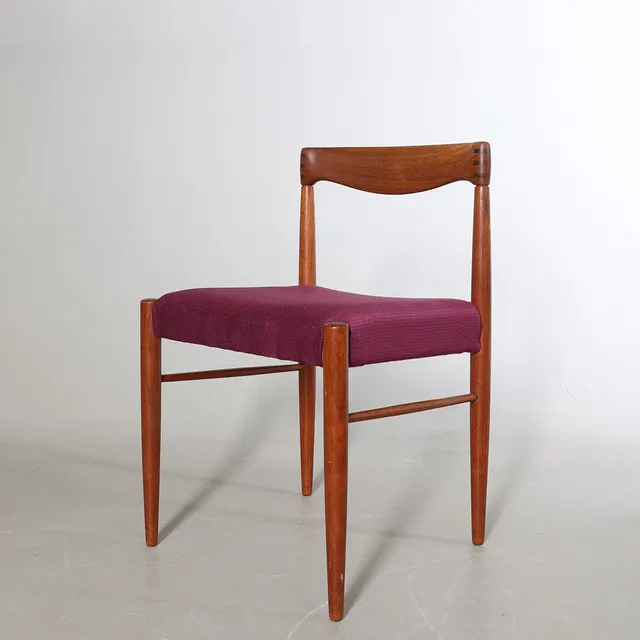 HENRY WALTER KLEIN. Stol, teak, Danmark, 1960-tal.
