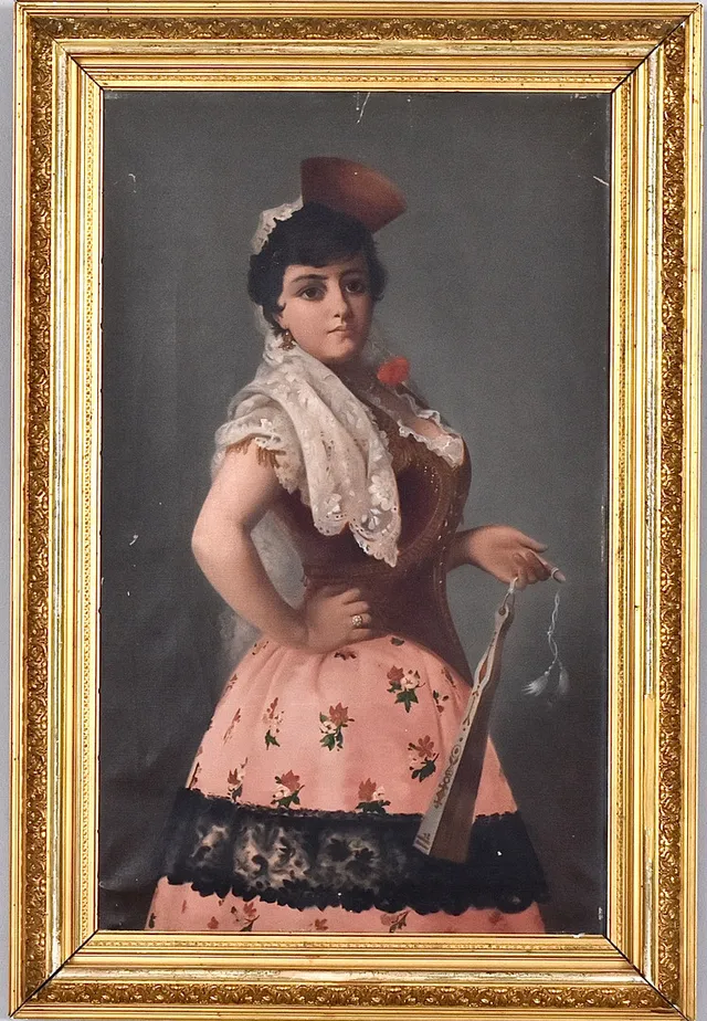 ERNESTO FONTANA. EFTER. Olja på duk.