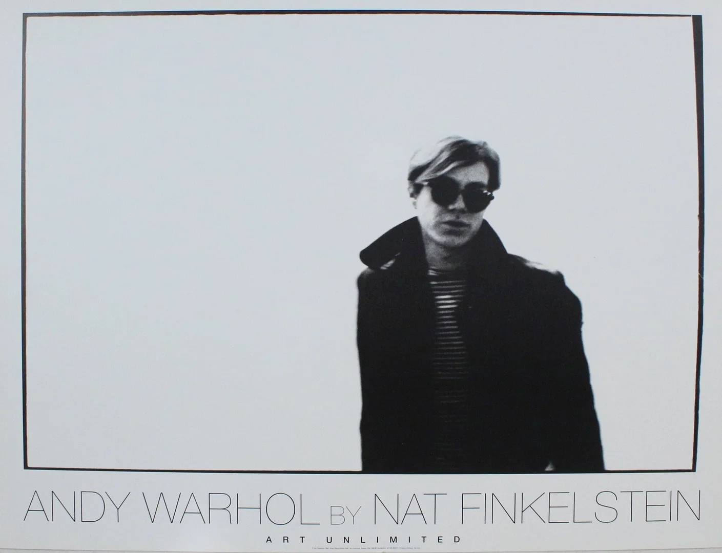 'Andy Warhol White Wall', Andy Warhol by Nat Finkelstein, Druck. — Engravings & Prints — Stockholms Auktionsverk Düsseldorf/Neuss