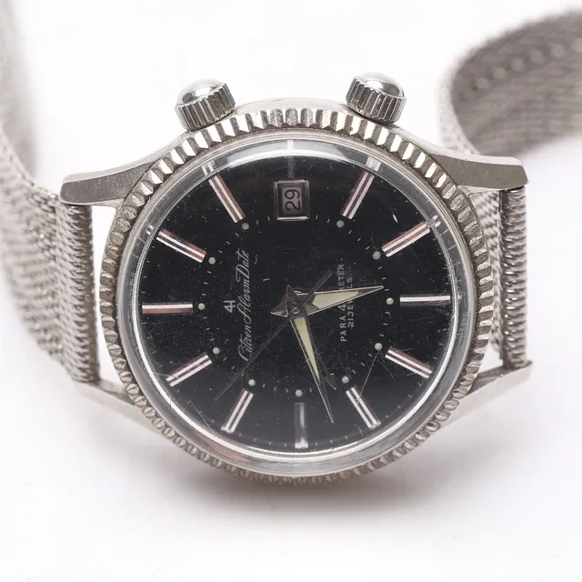 ARMBANDSUR, stål, Citizen Alarm date.