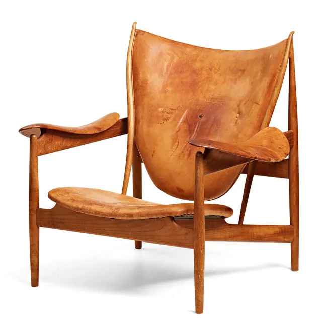 Finn Juhl, fåtölj, "Chieftain" / "Hövdingastolen", Niels Vodder, Danmark, 1950-60-tal.
