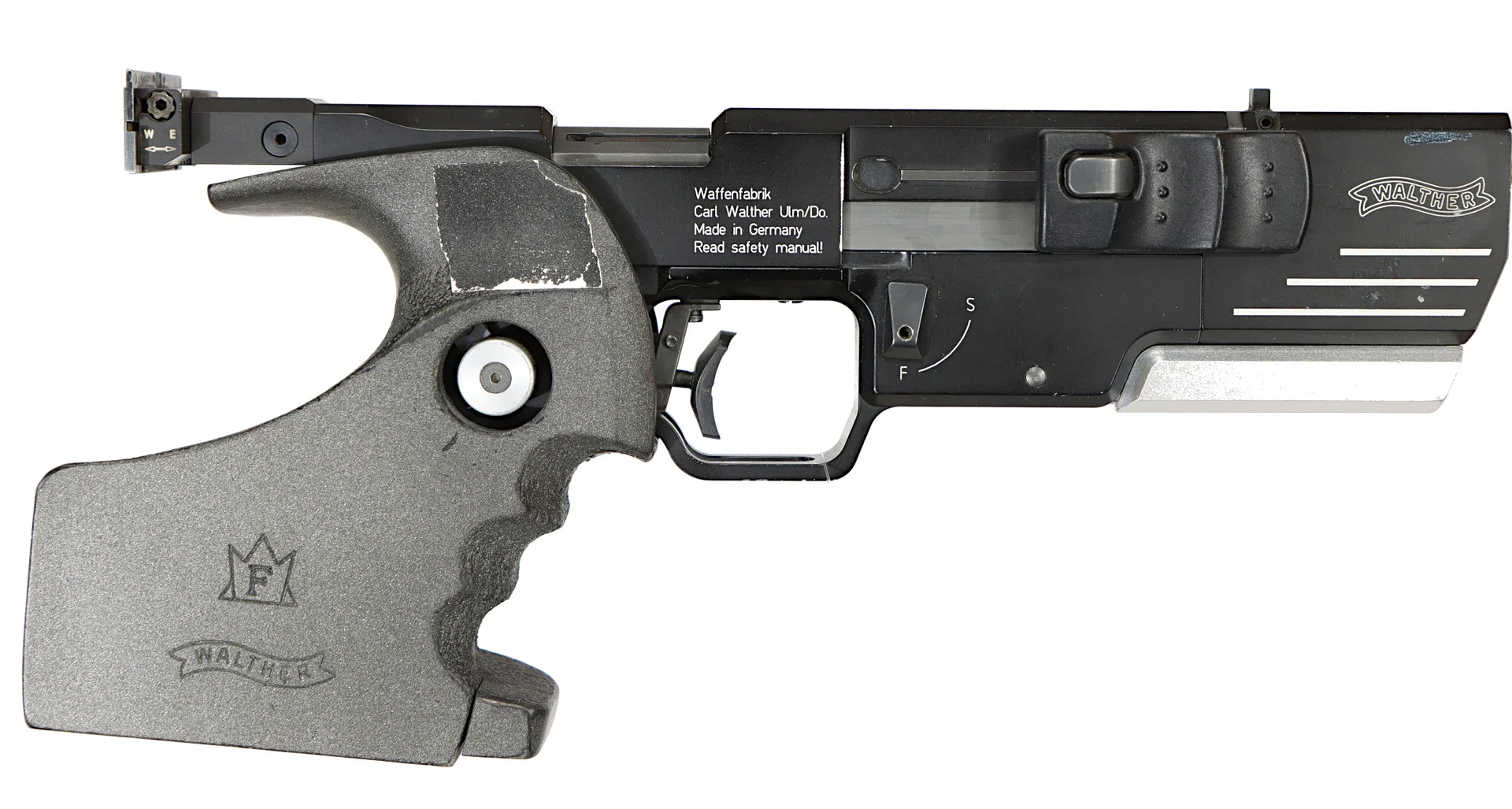 PISTOL, fabrikat Walther, modell SSP, kaliber .22lr, tillv.nr WSP02691, se-nr SE2217907. — Pistols — Walter Borg