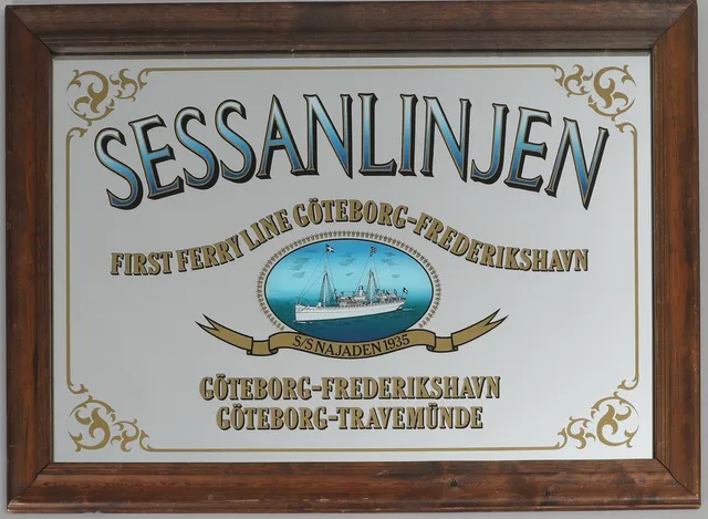 SPEGELTAVLA, S/S Najaden 1935.