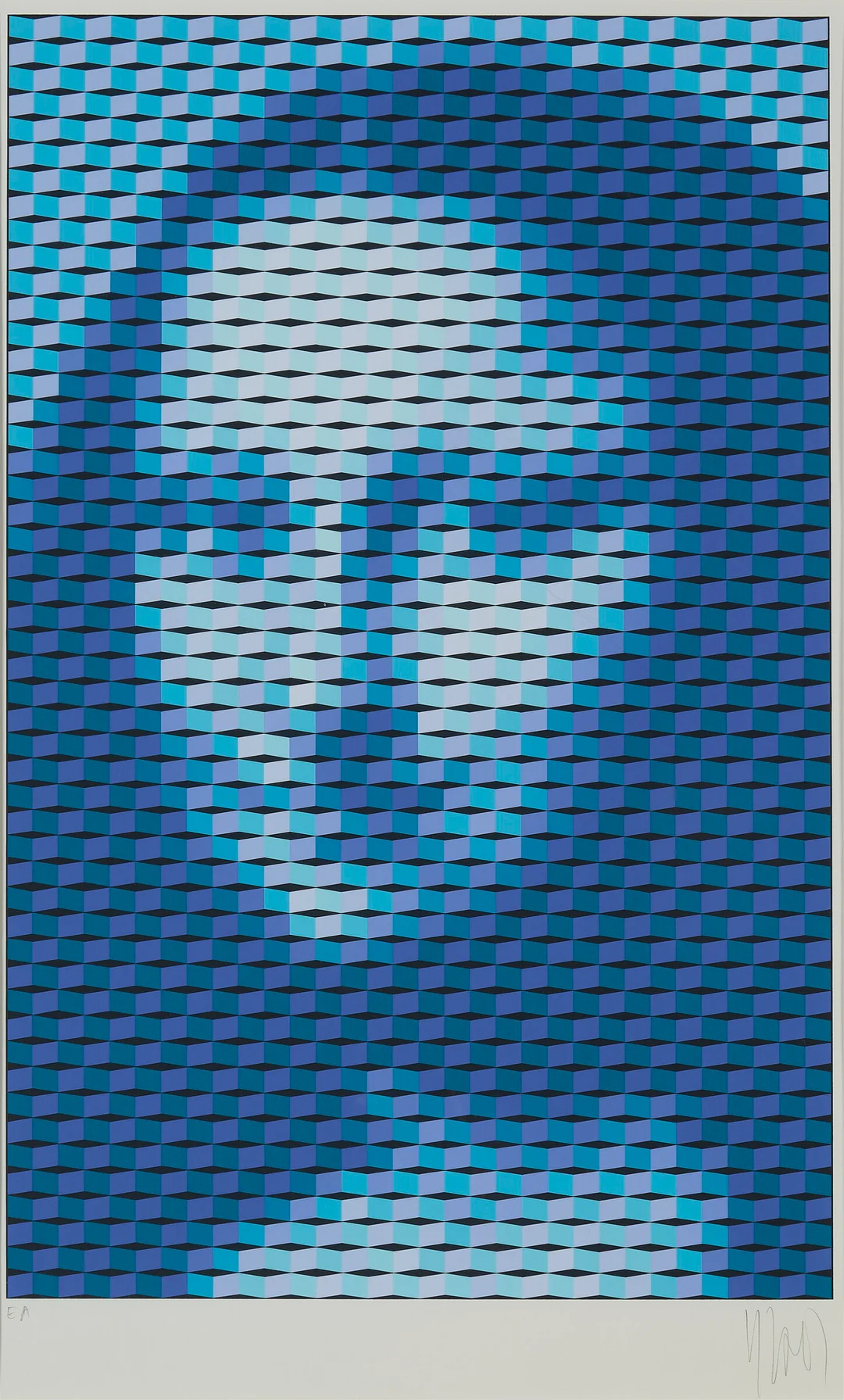 Yvaral, Jean-Pierre — Mona Lisa — Kunst/Grafikk — Blomqvist