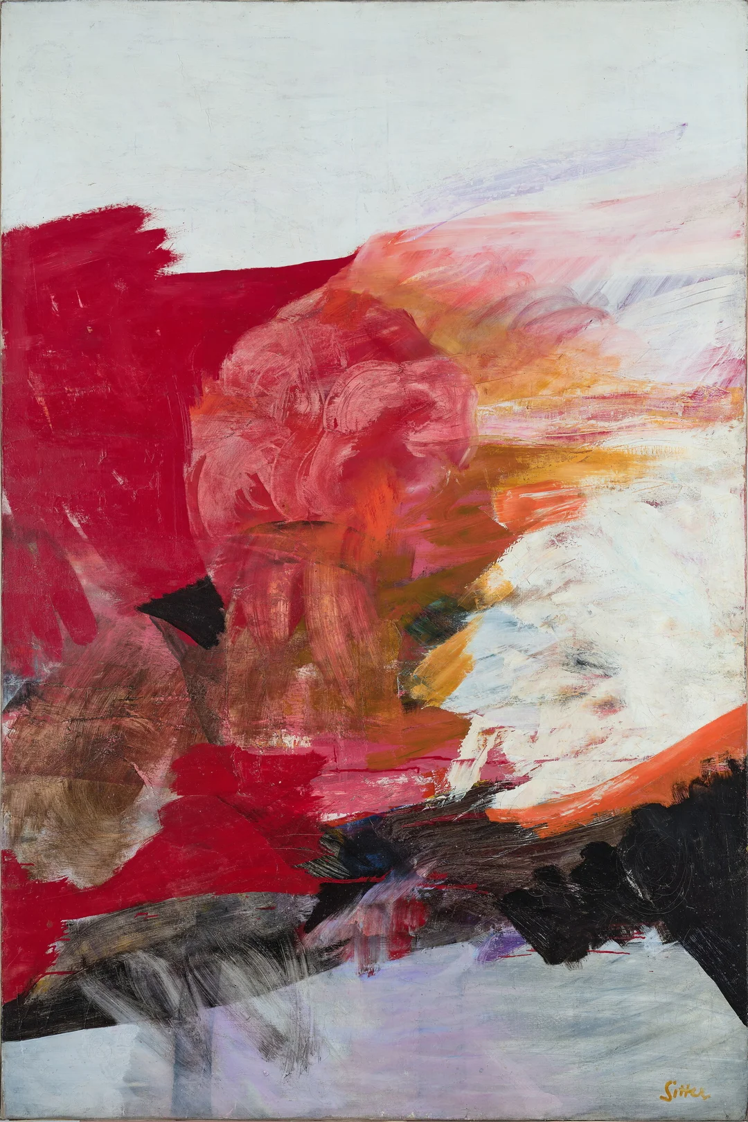 Sitter, Inger — "Tørr, tørr jeg" 1966 — Kunst/Maleri — Blomqvist