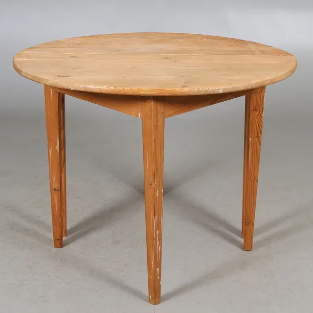 MÅNBORD, 2 delar, furu, 18/19000-tal.