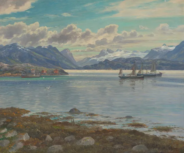 From, Einar — Solskinnsdag ved kysten