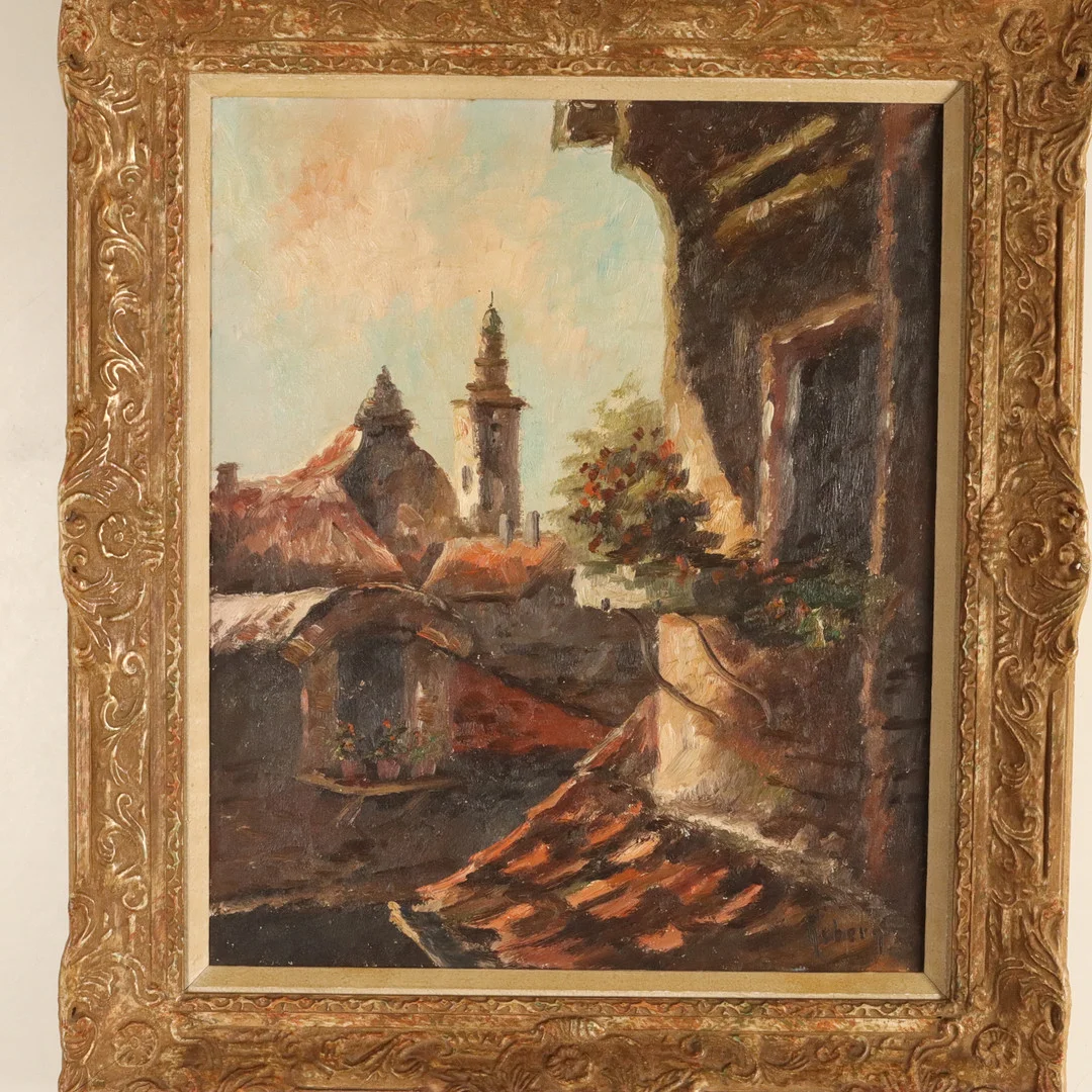 ALLAN ÅSBERG. OLJA PÅ DUK, signerad Åsberg. — Paintings — Höörs Auktionshall