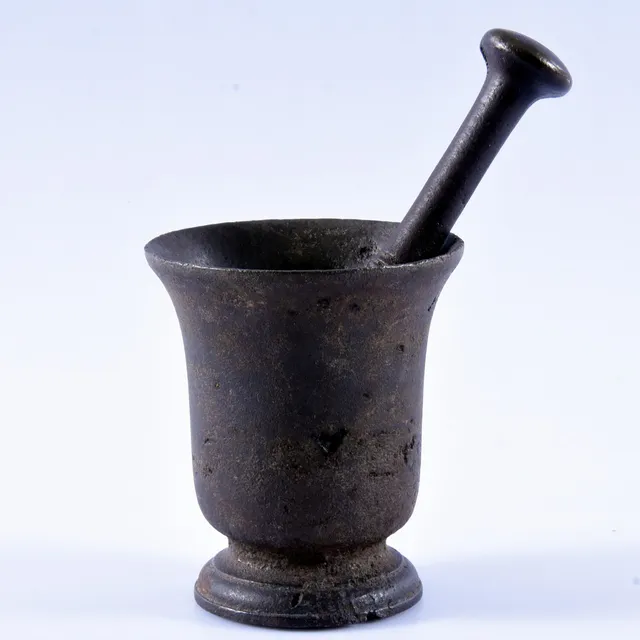 MORTEL MED STÖT, brons, 1800-tal.