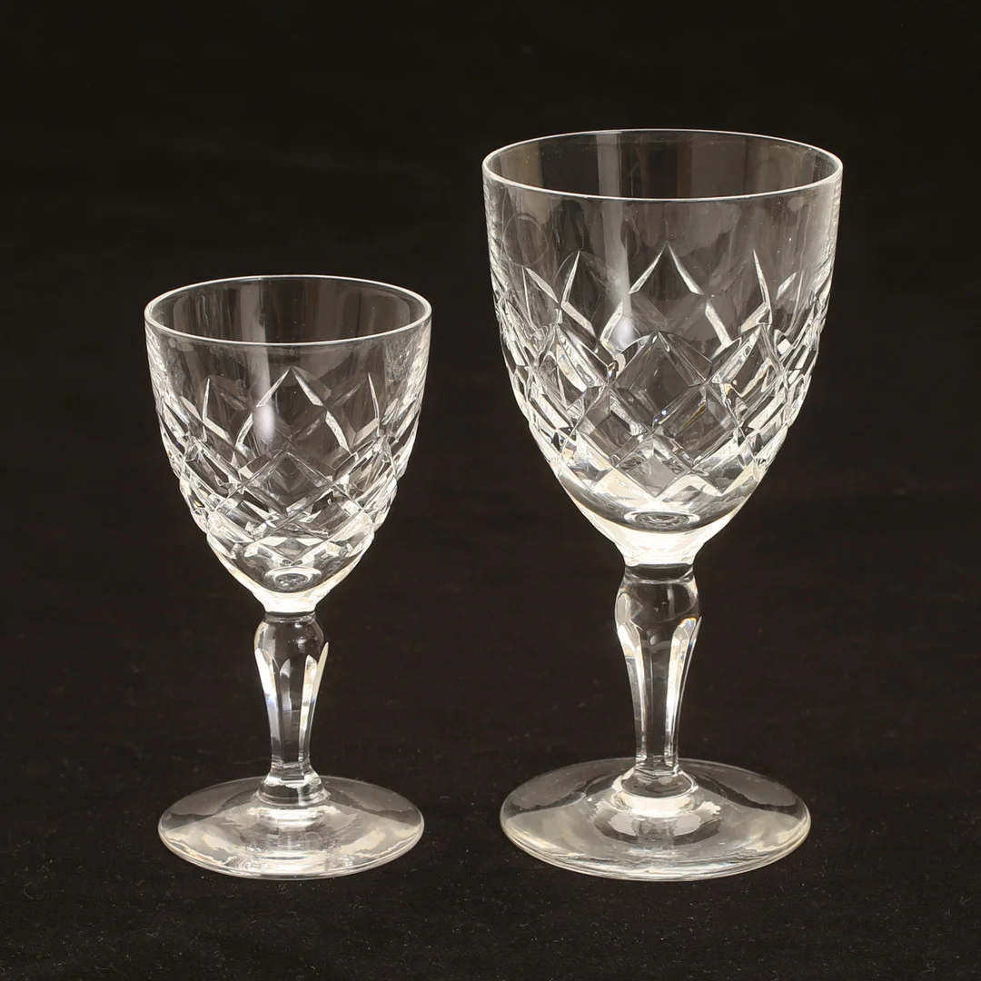 GUNNAR CYRÉN. Glasservis, 19 delar,, "Karolina", Orrefors. — Utility glass — RA Auktionsverket Norrköping