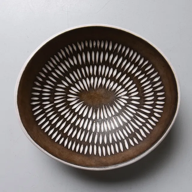 INGRID ATTERBERG. Skål, "Negro", Upsala-Ekeby, 1953-1958.