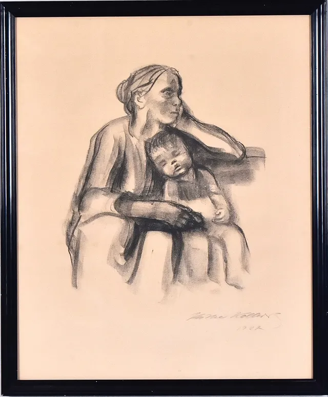 KÄTHE KOLLWITZ. Litografi.