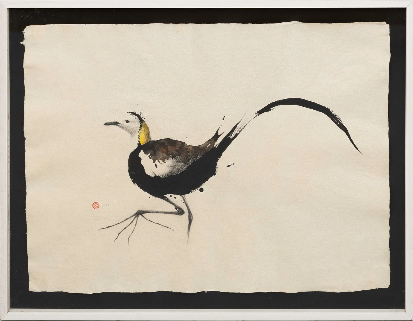 KARL MÅRTENS. Fasanjaçana, blandteknik på papper, sigillstämplad, daterad 2006. — Paintings — Auktionshuset Kolonn