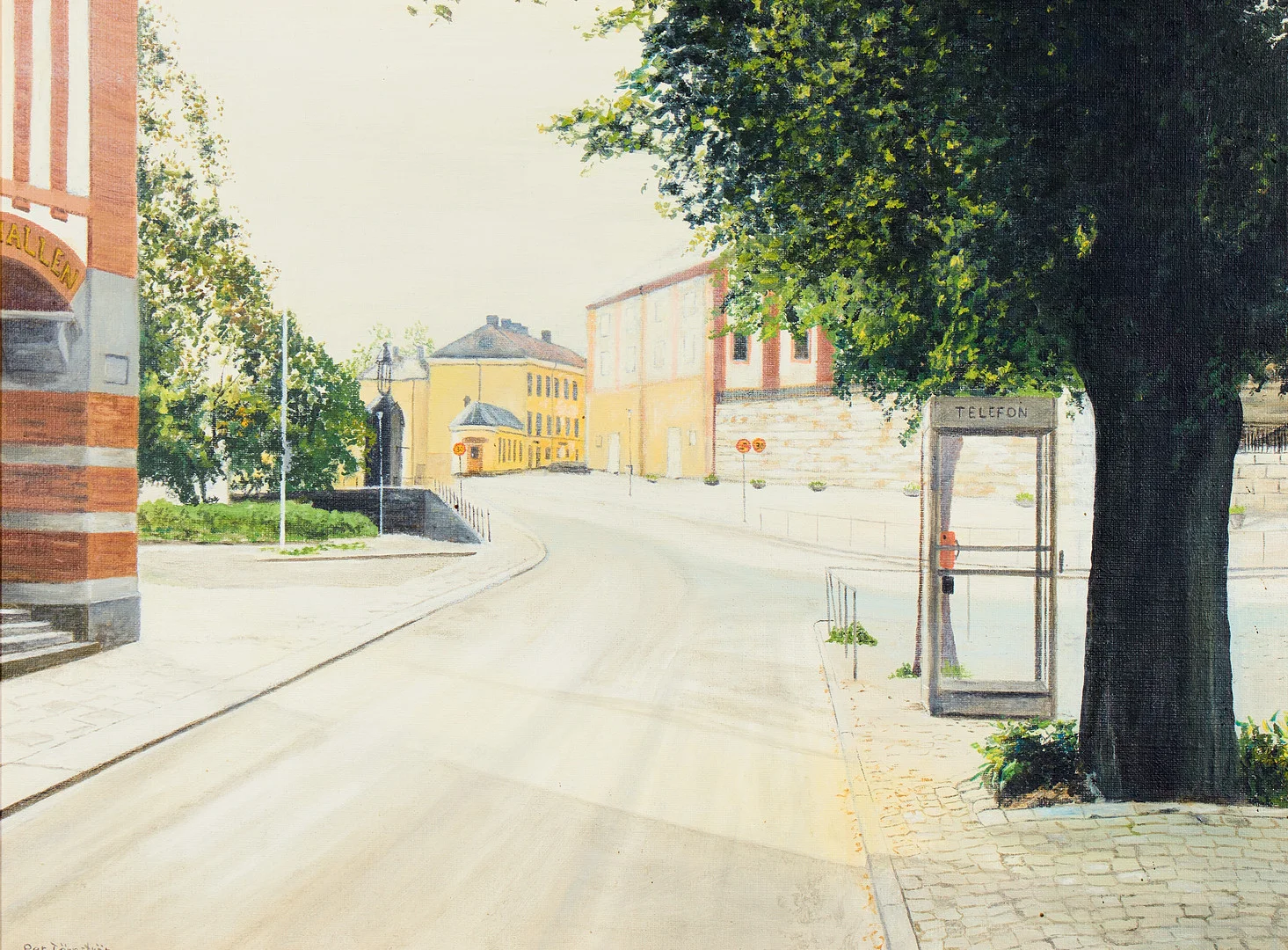 PER TÄRNSTRÖM. "St. Eriks torg Uppsala". — Paintings — Uppsala Auktionskammare