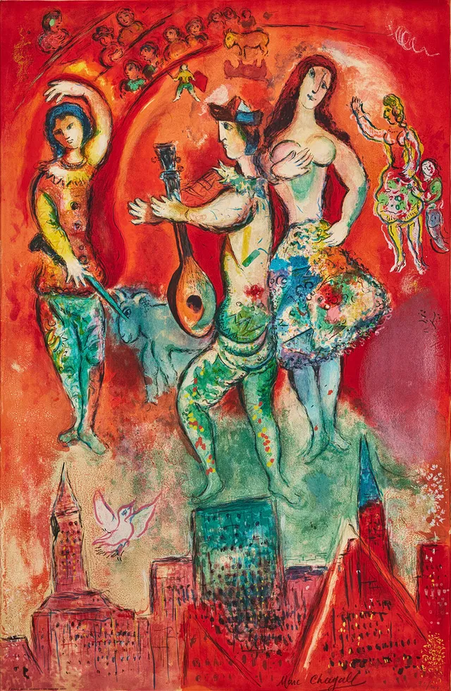 MARC CHAGALL. After. "Carmen".