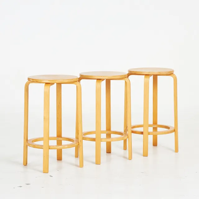 BARSTOLAR, 3 st, IKEA, "Frosta", skiktlimmade.