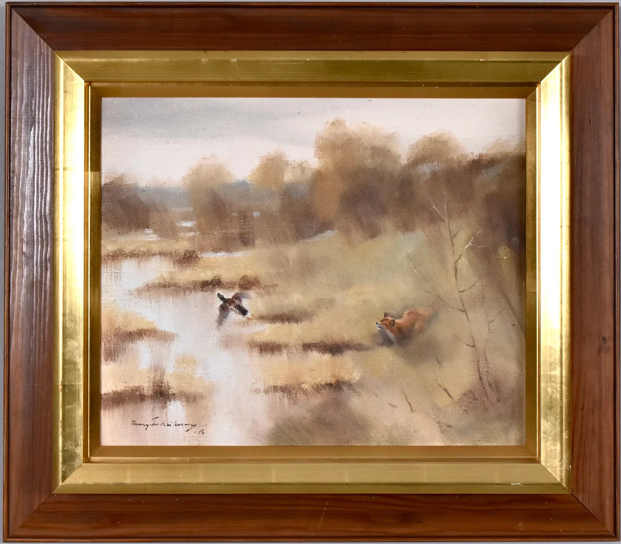 HENRY FREDRIKSSON. Olja på duk. — Paintings — Halmstads Auktionskammare