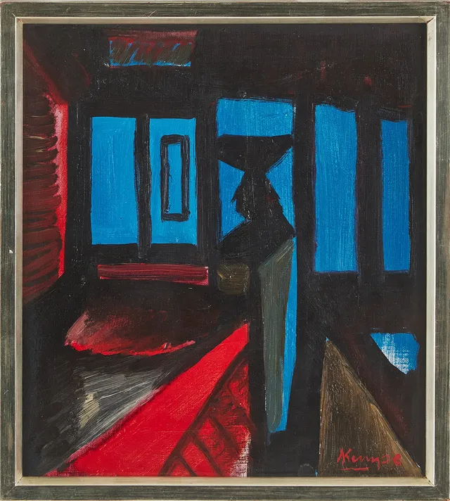 ROLAND KEMPE. "Moucharaby", olja på duk, signerad Kempe.
