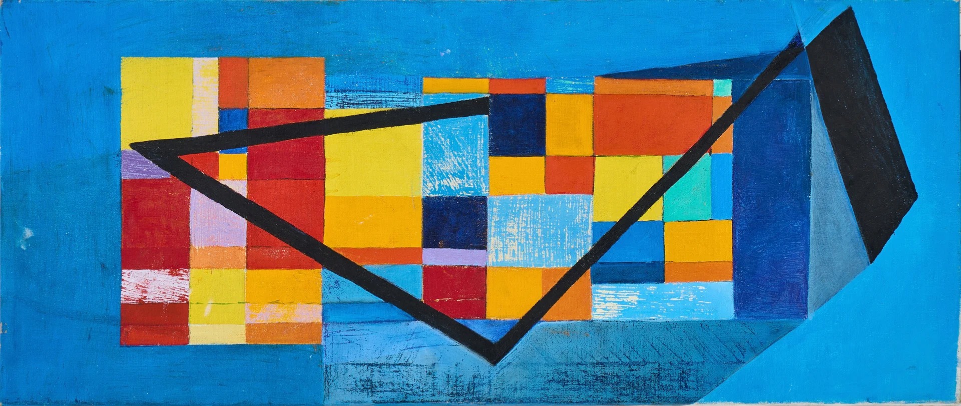 JOY EGNEL (Vilhelmina, 1920-2001, Stockholm). Abstrakt komposition, olja på duk. — Paintings — Crafoord Auktioner Stockholm