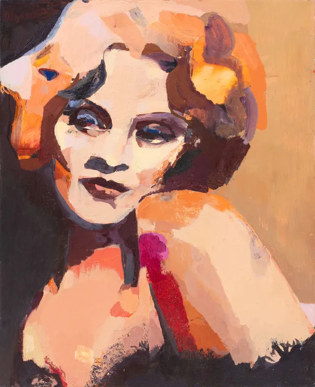 CECILIA SIKSTRÖM. "Blond Venus". Olja på duk. Utförd 2001.