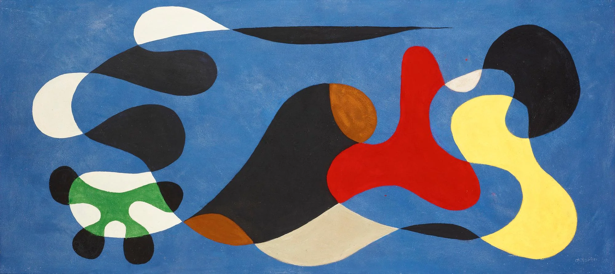 Pierre Olofsson, "Two lines meeting" ("Två linjer som möter varandra"). — Bukowskis
