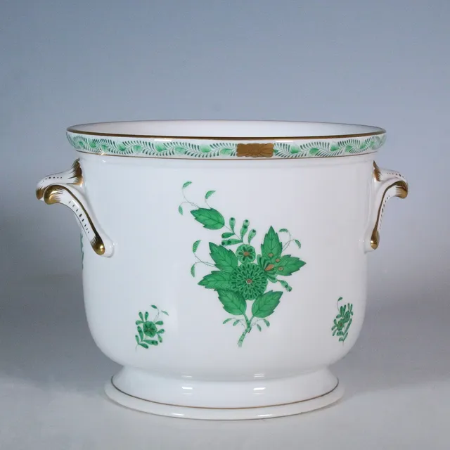 HEREND. 'Aponyi' , Übertopf/Blumentopf, Modell '' 7213 '' Porzellan.