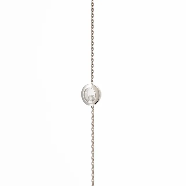 CHOPARD, armband, Happy Diamonds, 18 k vitguld, ca 2023.
