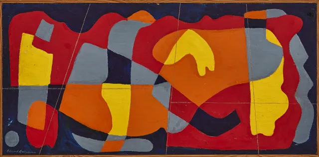 EDVARD ANDERSSON. "Glöd i röd harmoni".