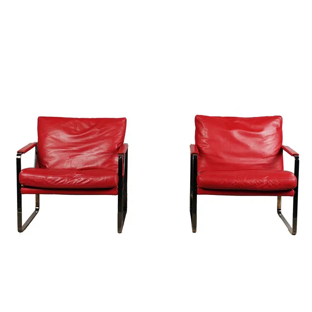 PREBEN FABRICIUS (1931-1984). WALTER KNOLL, “CONVERSATION CHAIR” MODEL 710 (2).