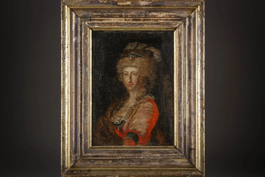Ubekendt kunstner 1700-tallet. Portræt, olie på lærred — Paintings and sculptures/Older pictorial arts — Lauritz