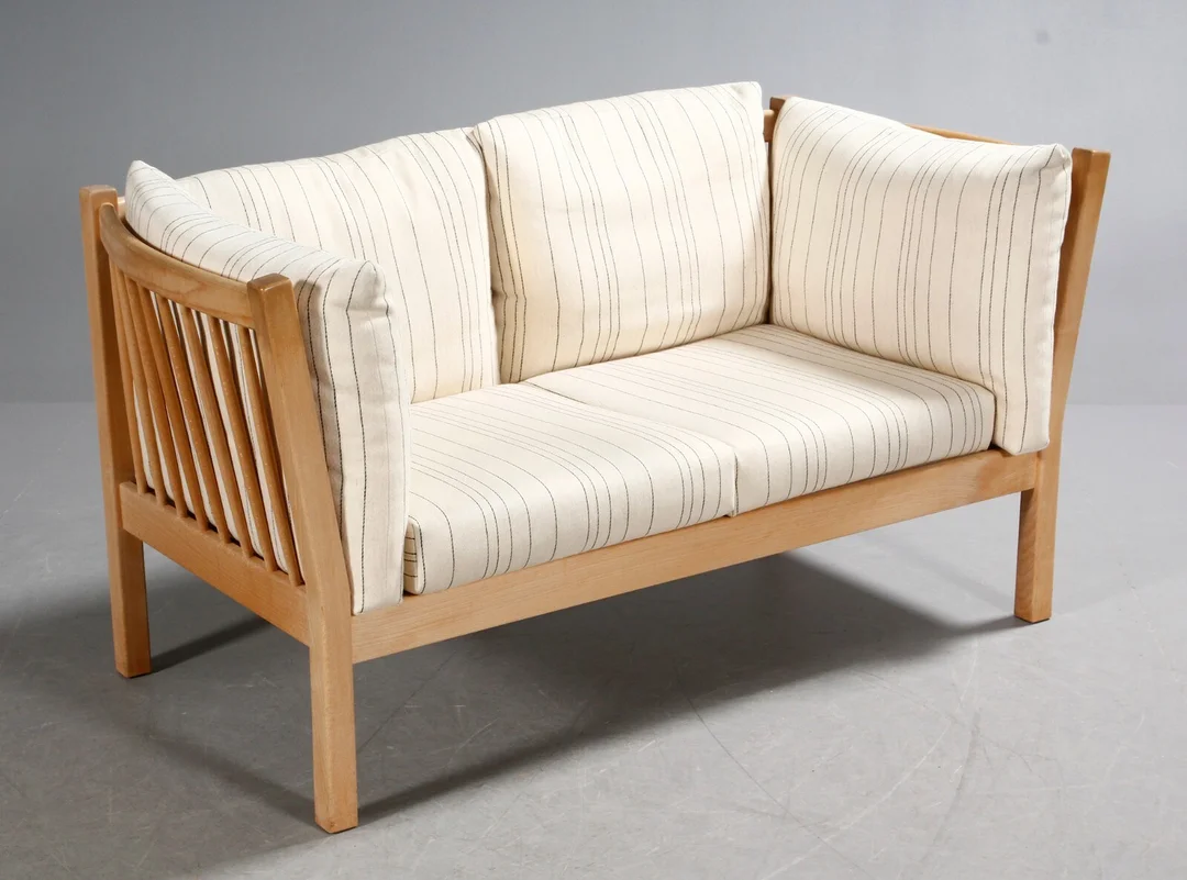 Andreas Hansen. To-pers. sofa, bøgetræ — Furniture/Lounge suites, sofas — Lauritz
