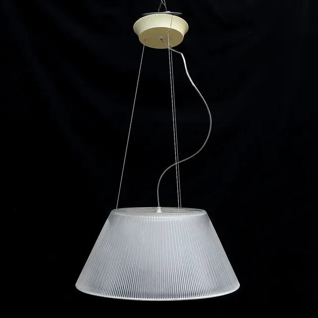 PHILIPPE STARCK. Taklampa, glas, "Romeo Moon S2", FLOS, 1900-/2000-tal.