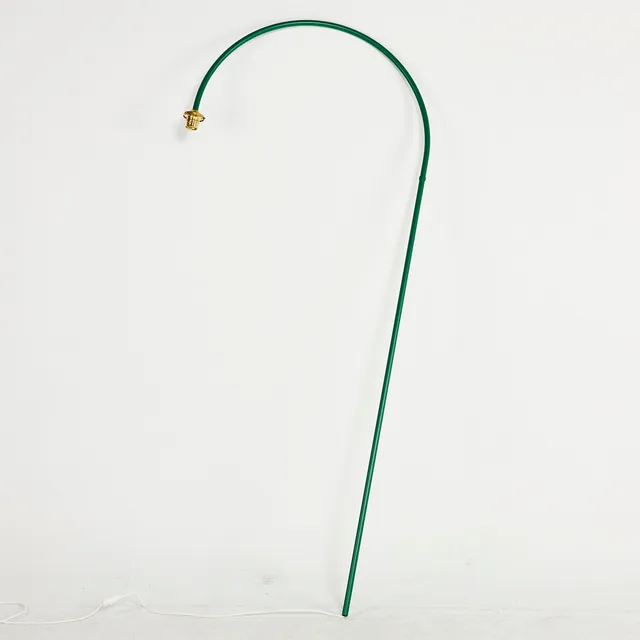 MULLER VAN SEVEREN. Vägglampa, "Hanging lamp 2", Valerie objects, grönlackerad metall.