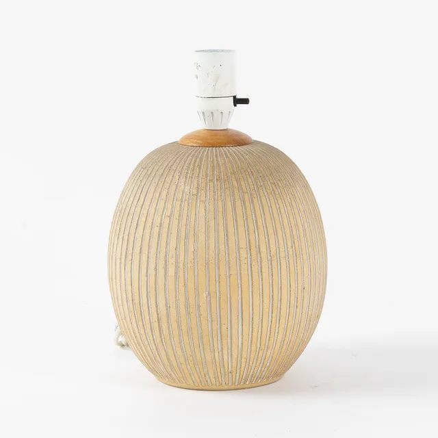 EDGAR BÖCKMAN. Lampfot, keramik, 1930/40-tal.