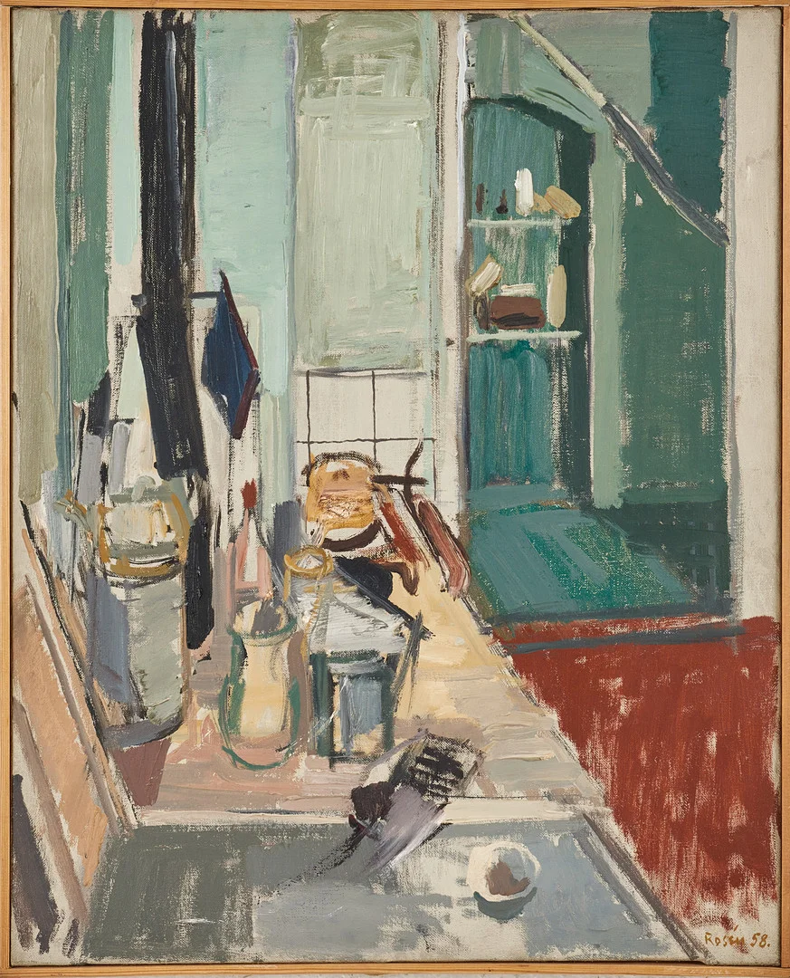 SVEN OLOF ROSÉN. Från köket. — Paintings — Stockholms Auktionsverk Magasin 5
